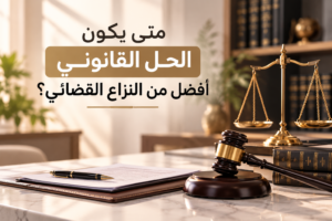 نزاع قضائي